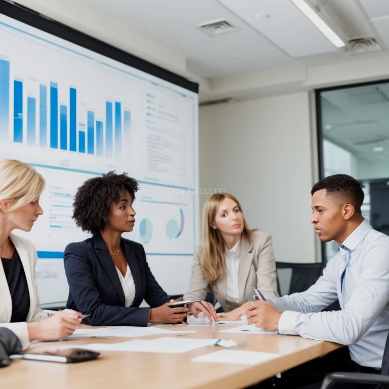 Leader engaged in training session